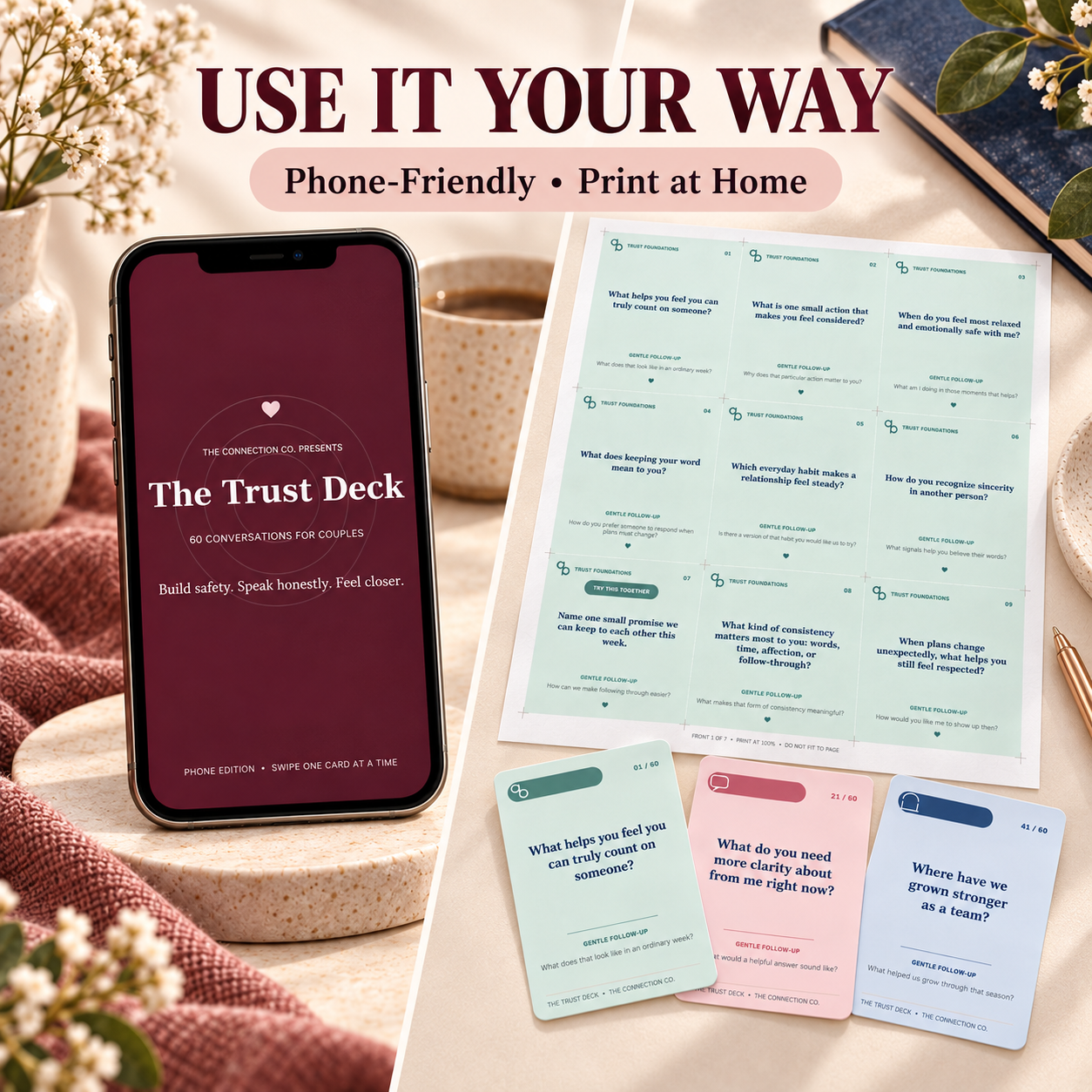 Couples Conversation Cards: How to Use Them for Real Connection
