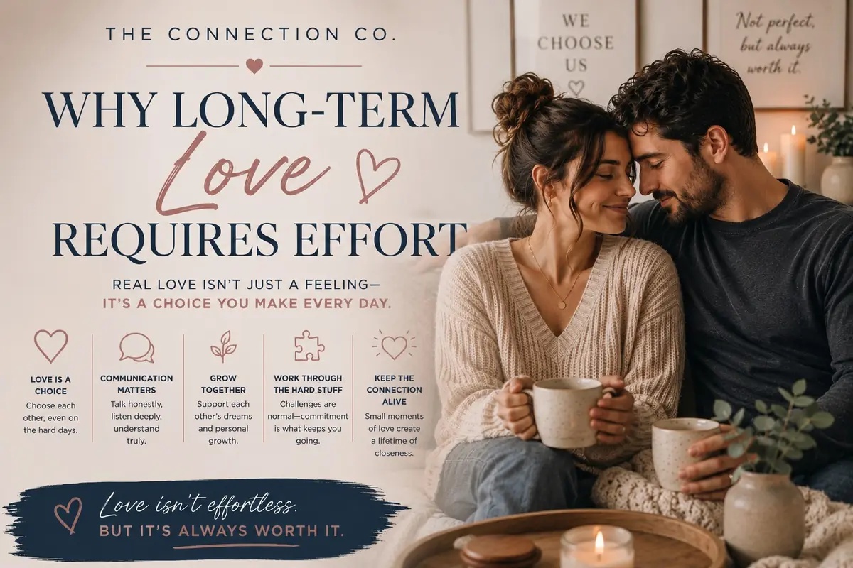 Why Long-Term Love Requires Ongoing Effort (And That’s a Good Thing)